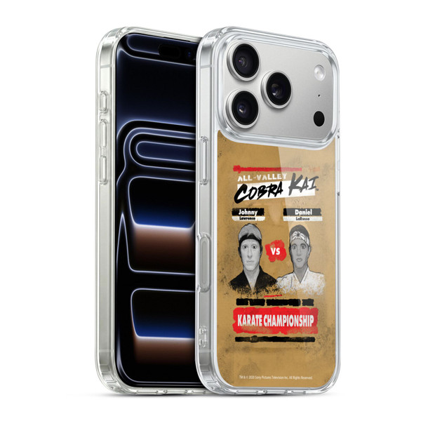 Cobra Kai Graphics 2 Karate Championship Soft Gel Case for Apple iPhone 17 Pro