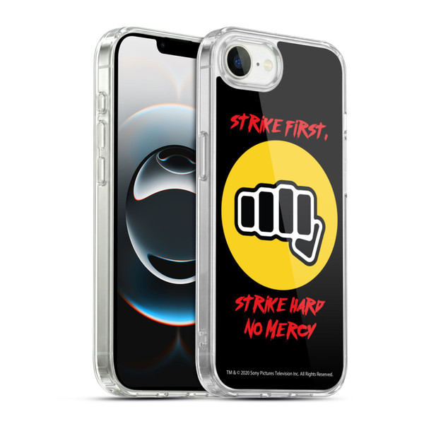 Cobra Kai Graphics 2 No Mercy Logo Soft Gel Case for Apple iPhone 16e / Apple iPhone 17e & MagSafe