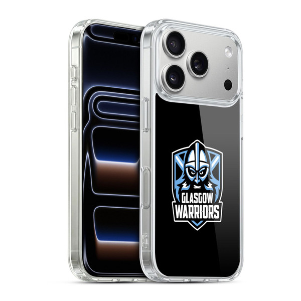 Glasgow Warriors Logo Plain Black Soft Gel Case for Apple iPhone 17 Pro