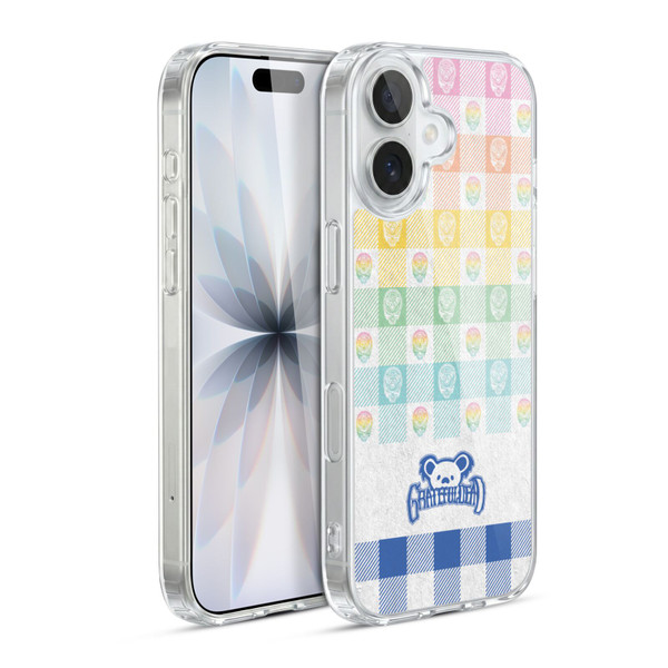 Grateful Dead Graphics Colourful Pattern Soft Gel Case for Apple iPhone 17