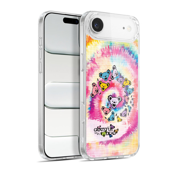 Grateful Dead Graphics Bear Tie Dye Soft Gel Case for Apple iPhone 17 Air