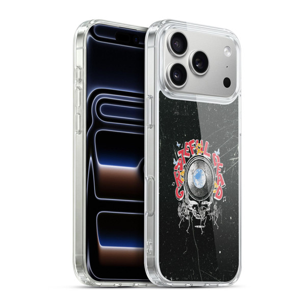 Grateful Dead Graphics Black Soft Gel Case for Apple iPhone 17 Pro Max