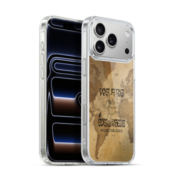 Grateful Dead Graphics Bear Vintage Soft Gel Case for Apple iPhone 17 Pro Max