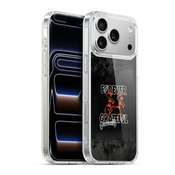 Grateful Dead Graphics Dancing Skeletons Soft Gel Case for Apple iPhone 17 Pro Max