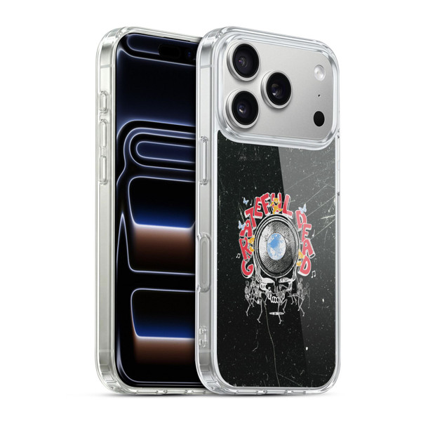 Grateful Dead Graphics Black Soft Gel Case for Apple iPhone 17 Pro