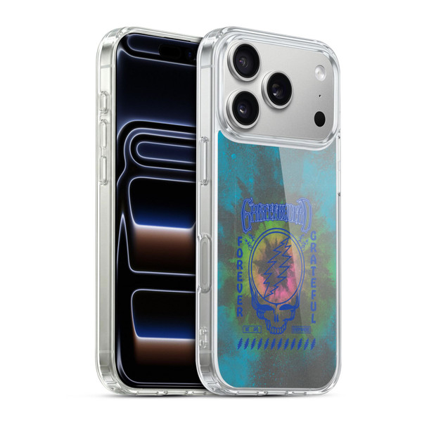 Grateful Dead Graphics Tie Dye Soft Gel Case for Apple iPhone 17 Pro