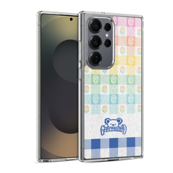 Grateful Dead Graphics Colourful Pattern Soft Gel Case for Samsung Galaxy S25 Ultra & MagSafe