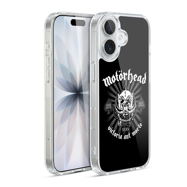 Motorhead Logo Victoria Aut Morte Soft Gel Case for Apple iPhone 17