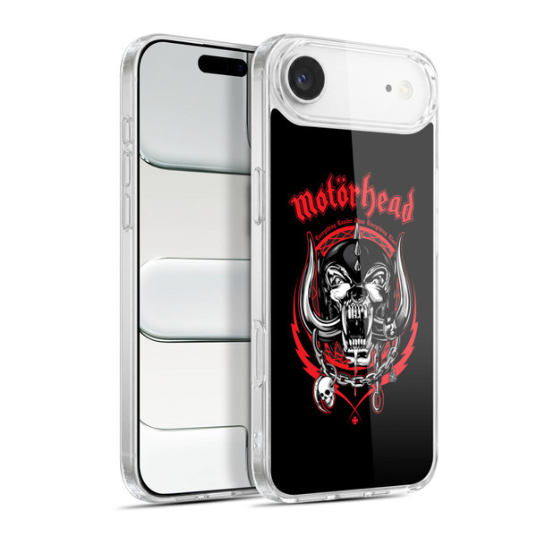 Motorhead Logo Everything Louder Than Everything Else Soft Gel Case for Apple iPhone 17 Air