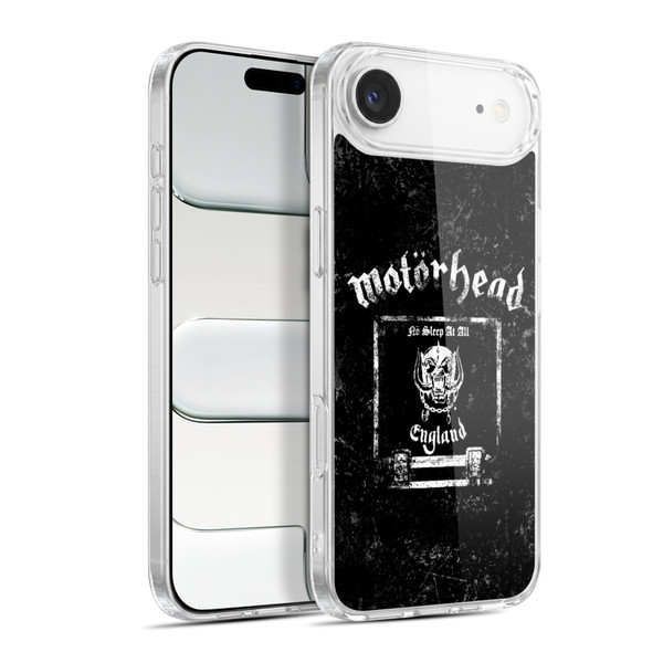 Motorhead Logo No Sleep At All Soft Gel Case for Apple iPhone 17 Air