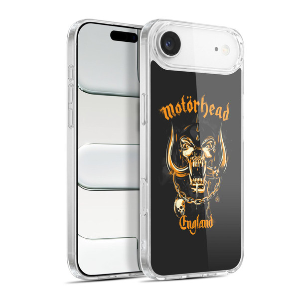 Motorhead Logo Warpig England Soft Gel Case for Apple iPhone 17 Air