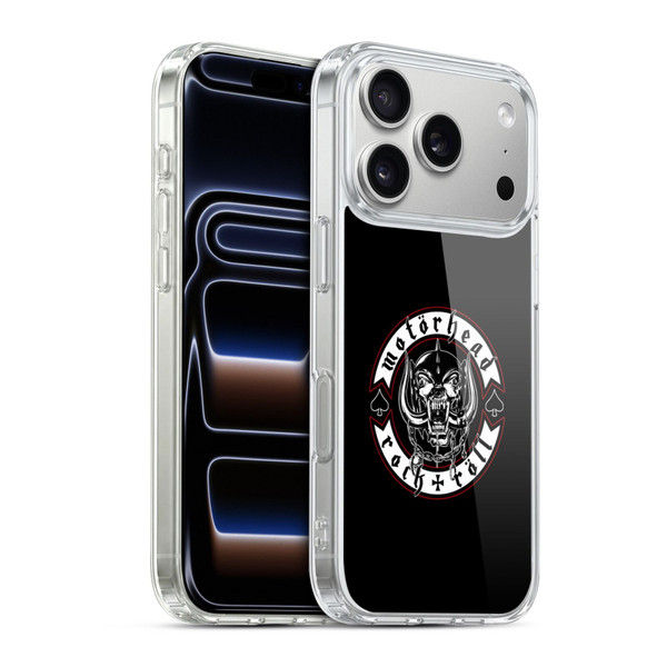 Motorhead Logo Rock & Roll Soft Gel Case for Apple iPhone 17 Pro