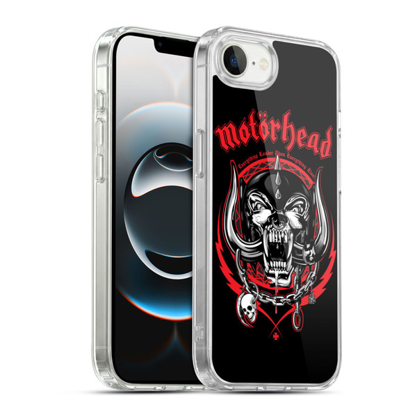 Motorhead Logo Everything Louder Than Everything Else Soft Gel Case for Apple iPhone 16e / Apple iPhone 17e & MagSafe