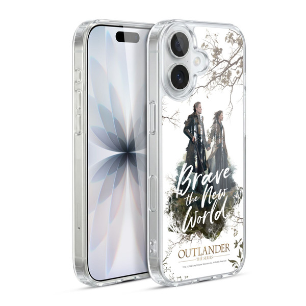 Outlander Composed Graphics Brave The New World Soft Gel Case for Apple iPhone 17