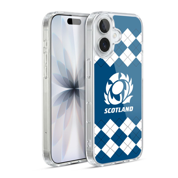 Scotland Rugby Logo 2 Argyle Soft Gel Case for Apple iPhone 17