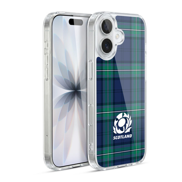 Scotland Rugby Logo 2 Tartans Soft Gel Case for Apple iPhone 17