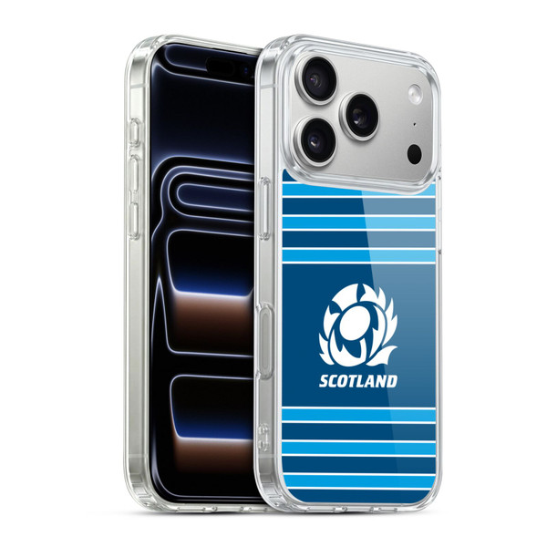 Scotland Rugby Logo 2 Stripes Soft Gel Case for Apple iPhone 17 Pro