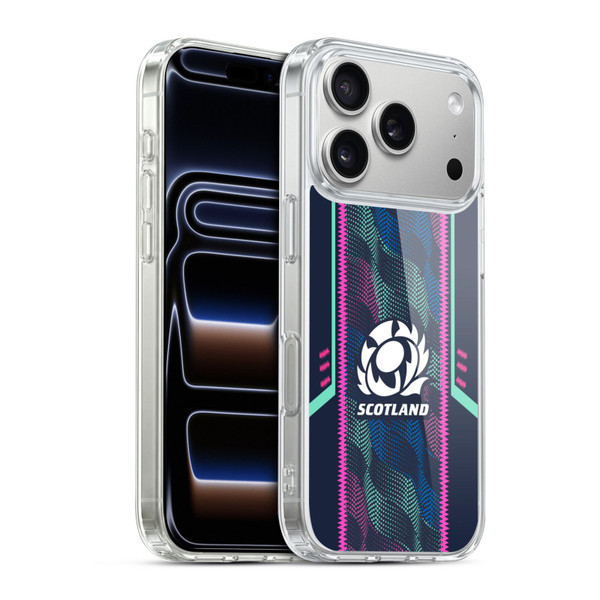 Scotland Rugby 2023/24 Crest Kit Wave Training Soft Gel Case for Apple iPhone 17 Pro