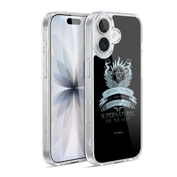 Supernatural Vectors Saving People Logo Soft Gel Case for Apple iPhone 17