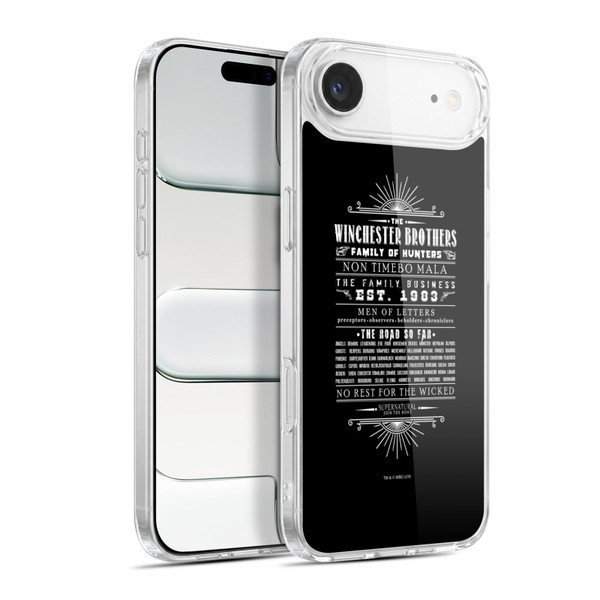 Supernatural Vectors Winchester Brothers Soft Gel Case for Apple iPhone 17 Air