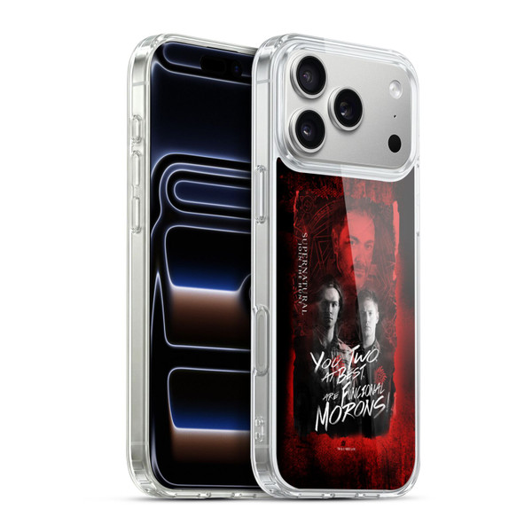 Supernatural Graphic Castiel Soft Gel Case for Apple iPhone 17 Pro Max