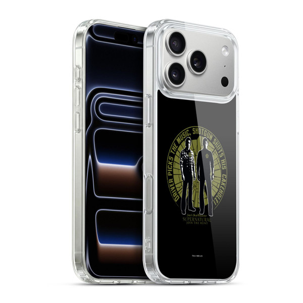 Supernatural Graphic Sam & Dean Soft Gel Case for Apple iPhone 17 Pro Max