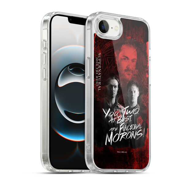 Supernatural Graphic Castiel Soft Gel Case for Apple iPhone 16e / Apple iPhone 17e & MagSafe