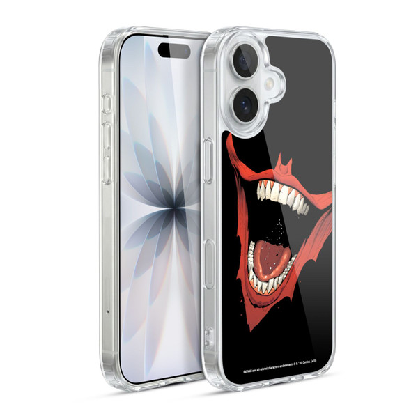 The Joker DC Comics Character Art Laugh Bat Logo Soft Gel Case for Apple iPhone 17