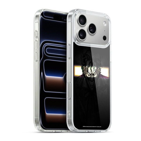 The Joker DC Comics Character Art Arkham Asylum Soft Gel Case for Apple iPhone 17 Pro Max
