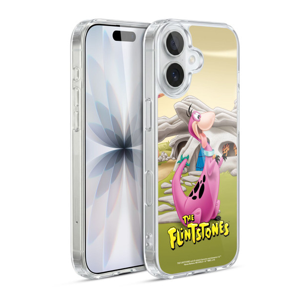 The Flintstones Characters Dino Soft Gel Case for Apple iPhone 17
