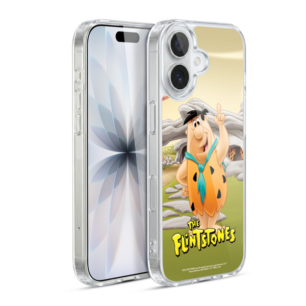 The Flintstones Characters Fred Flintstones Soft Gel Case for Apple iPhone 17