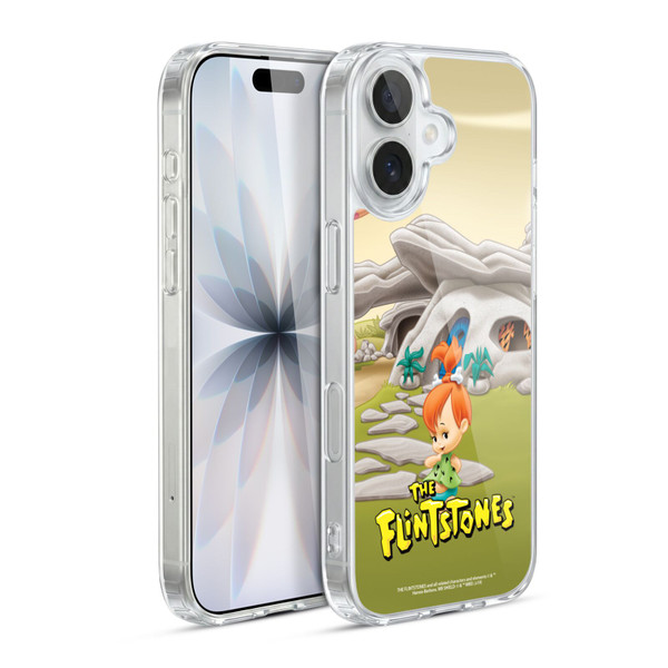 The Flintstones Characters Pebbles Flintstones Soft Gel Case for Apple iPhone 17