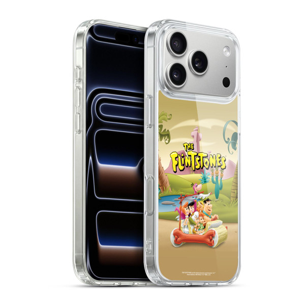 The Flintstones Characters Stone Car Soft Gel Case for Apple iPhone 17 Pro Max