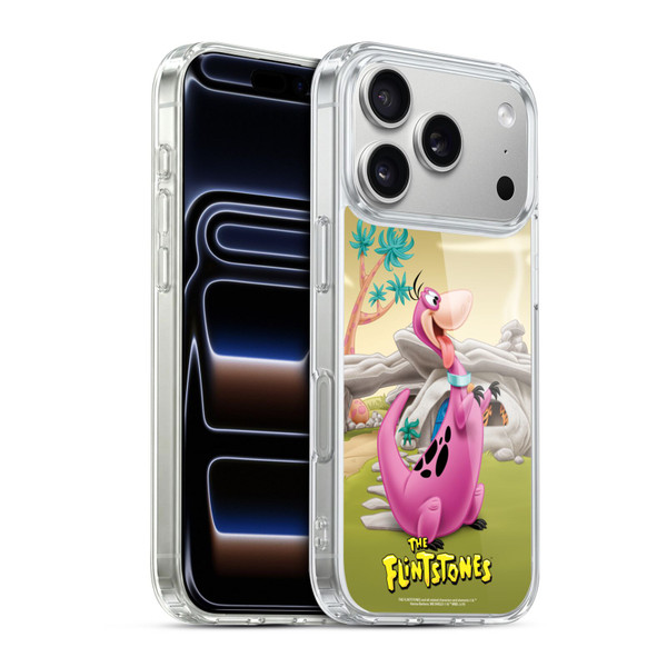 The Flintstones Characters Dino Soft Gel Case for Apple iPhone 17 Pro