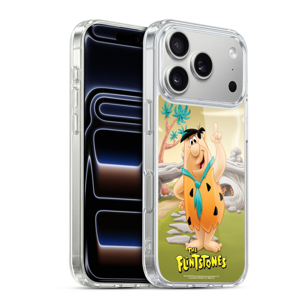 The Flintstones Characters Fred Flintstones Soft Gel Case for Apple iPhone 17 Pro