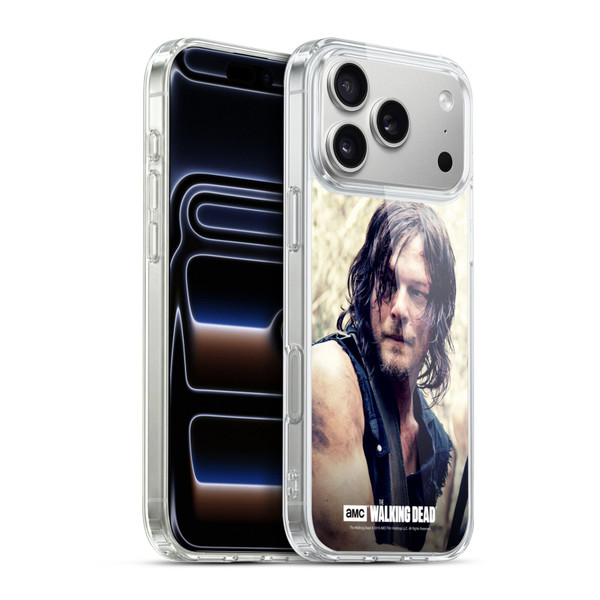 AMC The Walking Dead Daryl Dixon Half Body Soft Gel Case for Apple iPhone 17 Pro Max