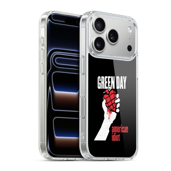 Green Day Graphics American Idiot Soft Gel Case for Apple iPhone 17 Pro