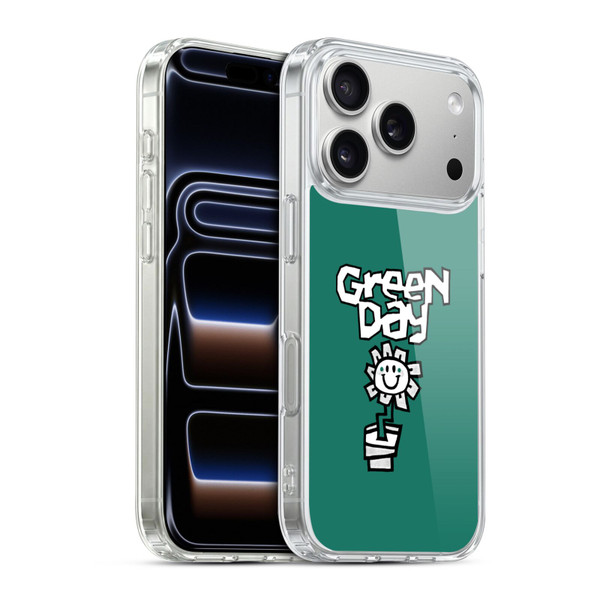 Green Day Graphics Flower Soft Gel Case for Apple iPhone 17 Pro