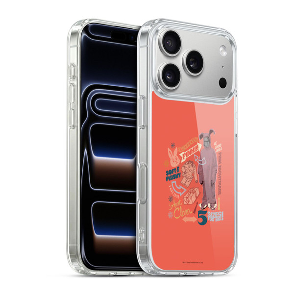 A Christmas Story Composed Art Pink Nightmare Soft Gel Case for Apple iPhone 17 Pro