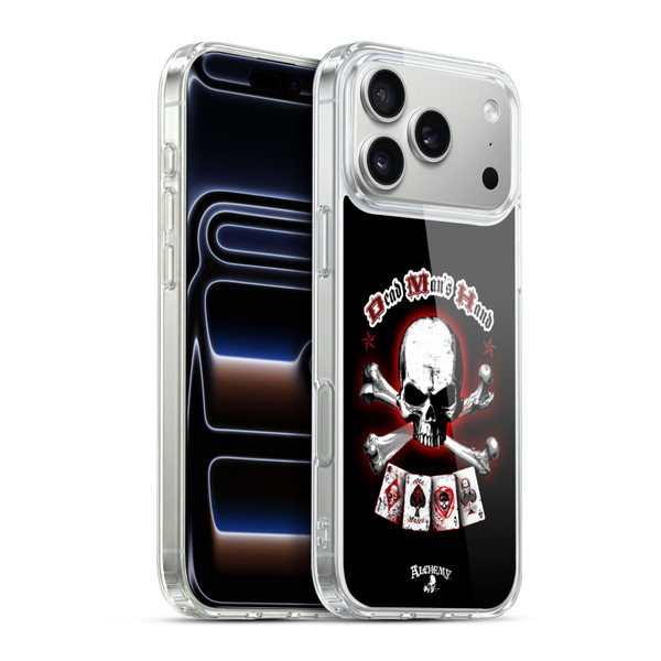 Alchemy Gothic Skull And Cards Dead Man's Hand Soft Gel Case for Apple iPhone 17 Pro Max