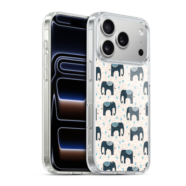 Andrea Lauren Design Animals Elephant Soft Gel Case for Apple iPhone 17 Pro