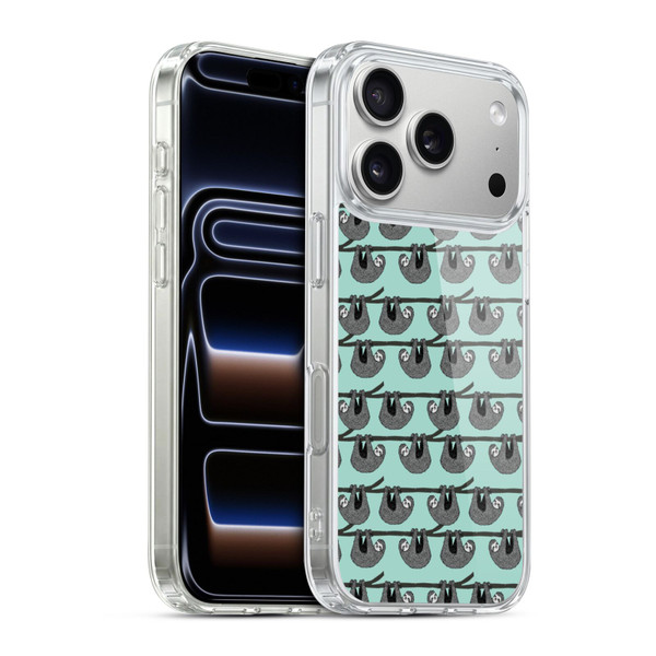 Andrea Lauren Design Animals Sloth Soft Gel Case for Apple iPhone 17 Pro