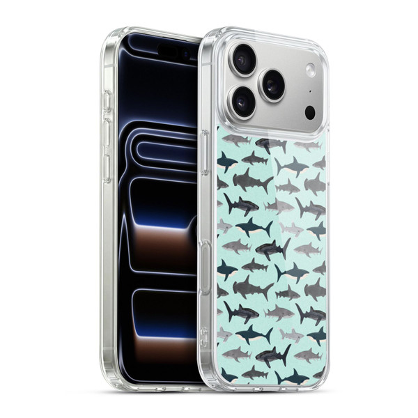 Andrea Lauren Design Sea Animals Sharks Soft Gel Case for Apple iPhone 17 Pro Max