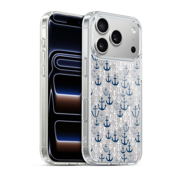 Andrea Lauren Design Sea Animals Anchors Soft Gel Case for Apple iPhone 17 Pro