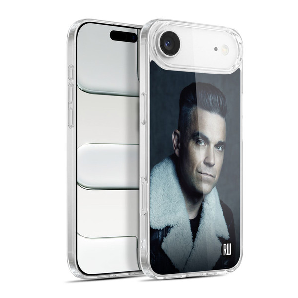 Robbie Williams Calendar Leather Jacket Soft Gel Case for Apple iPhone 17 Air