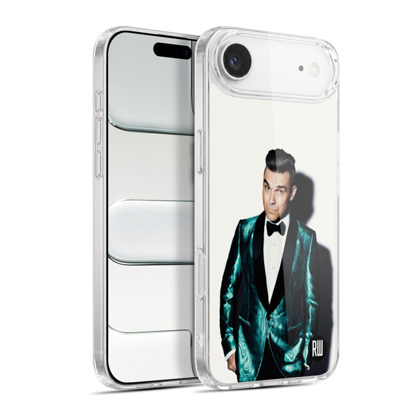 Robbie Williams Calendar White Background Soft Gel Case for Apple iPhone 17 Air