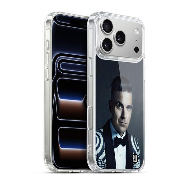 Robbie Williams Calendar Printed Tux Soft Gel Case for Apple iPhone 17 Pro Max