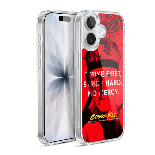 Cobra Kai Composed Art John Lawrence Strike Soft Gel Case for Apple iPhone 17
