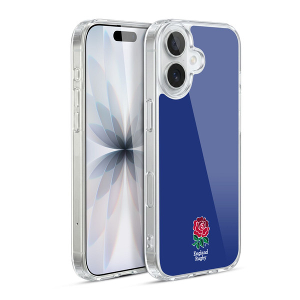 England Rugby Union 2016/17 The Rose Plain Navy Soft Gel Case for Apple iPhone 17