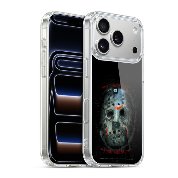 Freddy VS. Jason Graphics Jason's Birthday Soft Gel Case for Apple iPhone 17 Pro